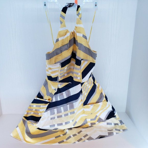 Jessica Simpson Halter Fit & Flare Mini Dress